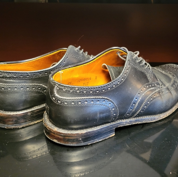 Alden Wing Tip Blucher Black main image 9